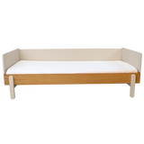 POPSICLE Single Bed, 90x200 cm, Oak/Cream