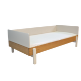 POPSICLE Single Bed, 90x200 cm, Oak/Cream