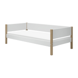 Single Bed, 90x200 cm, White/Oak