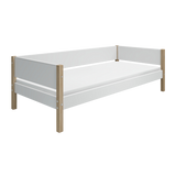 Single Bed, 90x200 cm, White/Oak