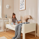 NOVA Junior Bed, Cream, 150x70 cm
