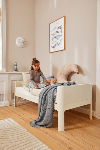 NOVA Junior Bed, Cream, 150x70 cm