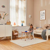 NOVA Junior Bed, Cream, 150x70 cm