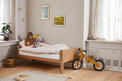 NOVA Junior Bed, Oak, 150x70 cm