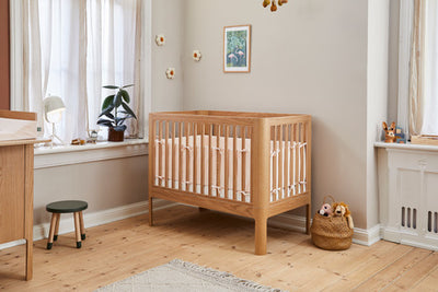 NOVA Babybed, Oak, 120x70 cm