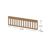 NOVA Barandilla de seguridad para cuna, Oak, 120x70 cm