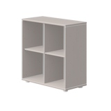 Bookcase with 4 compartments, Grey