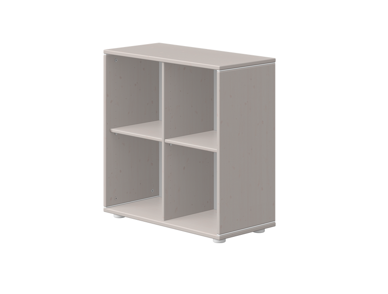 Bookcase with 4 compartments, Grey