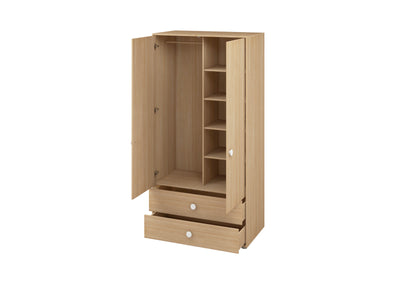 Hoher Kleiderschrank