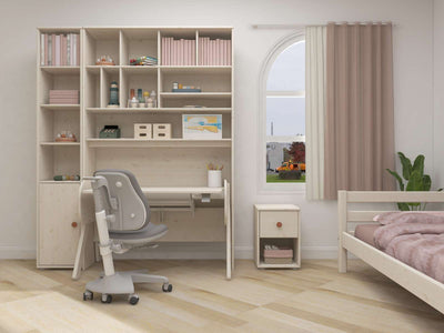 Commode avec 1 tiroir, Blanc