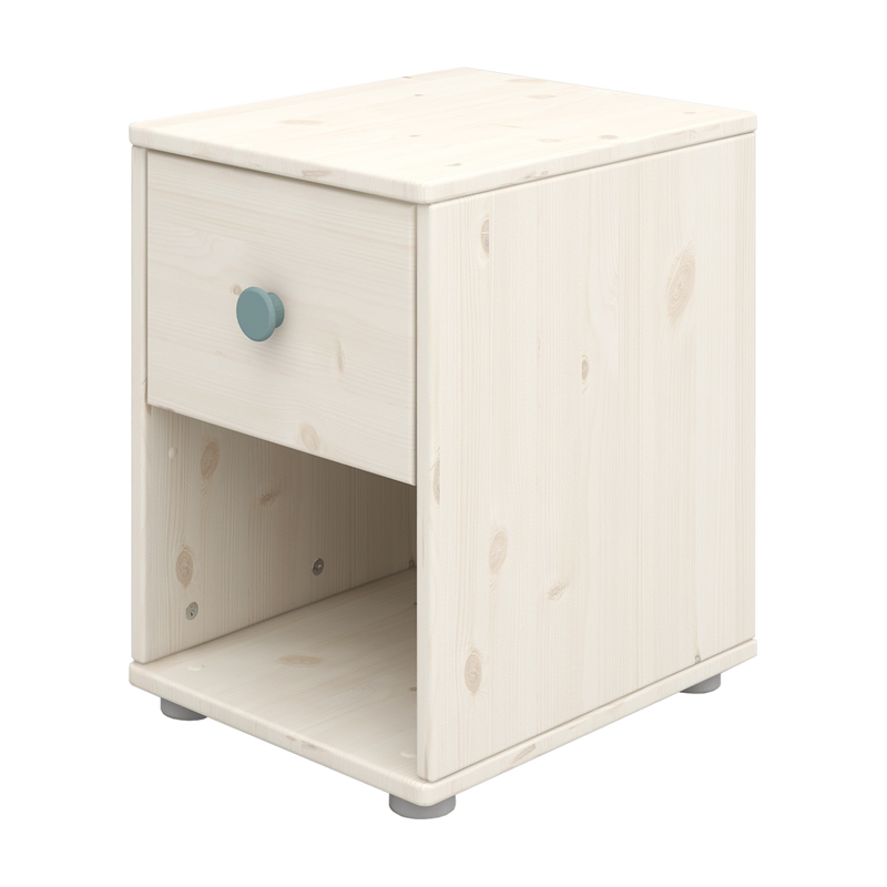 Chest with 1 Drawer, White