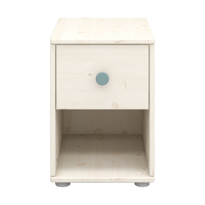 Chest with 1 Drawer, White