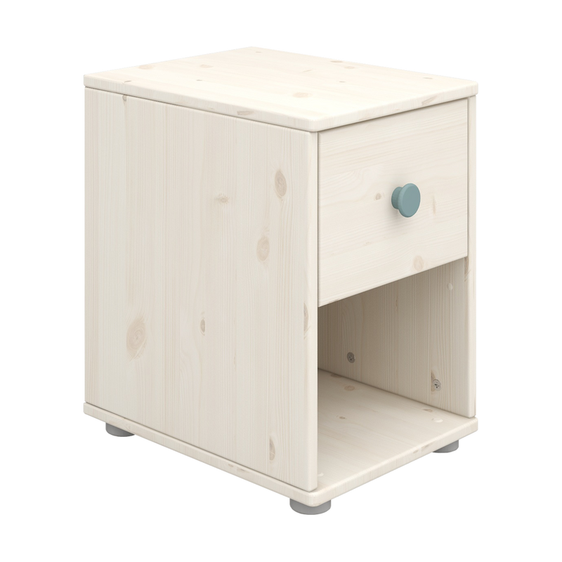 Chest with 1 Drawer, White