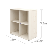 Librería, 4 compartimentos