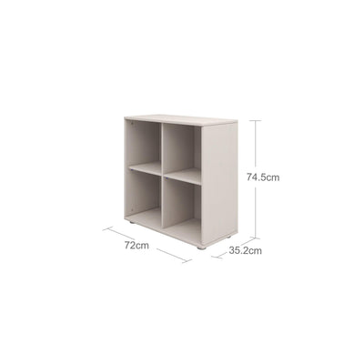 Bookcase, 4 compartments