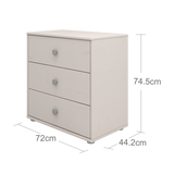 Chest with 3 drawers