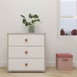 Chest with 3 Drawers, Grey