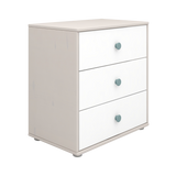 Chest with 3 Drawers, Grey