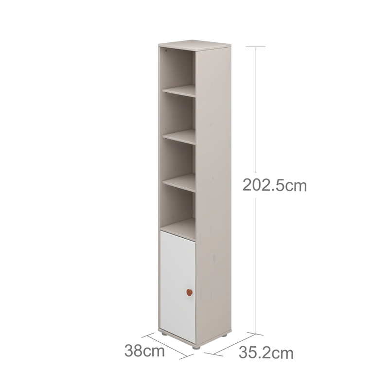 Meuble étagère avec placard