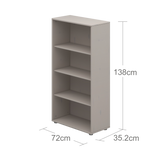 Librería con 3 estantes