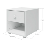 Chest, 1 drawer CHEST chest-1-drawer-white  flexa-com.myshopify.com