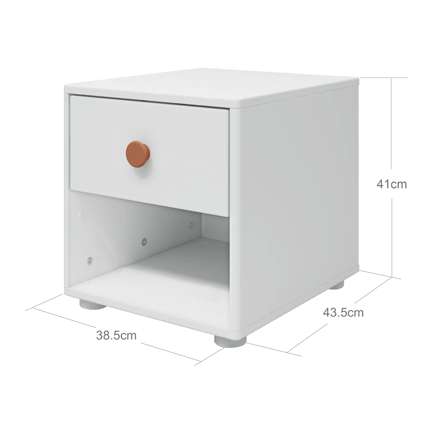 Chest, 1 drawer CHEST chest-1-drawer-white-blush  flexa-com.myshopify.com