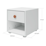 Chest, 1 drawer CHEST chest-1-drawer-white-blush  flexa-com.myshopify.com