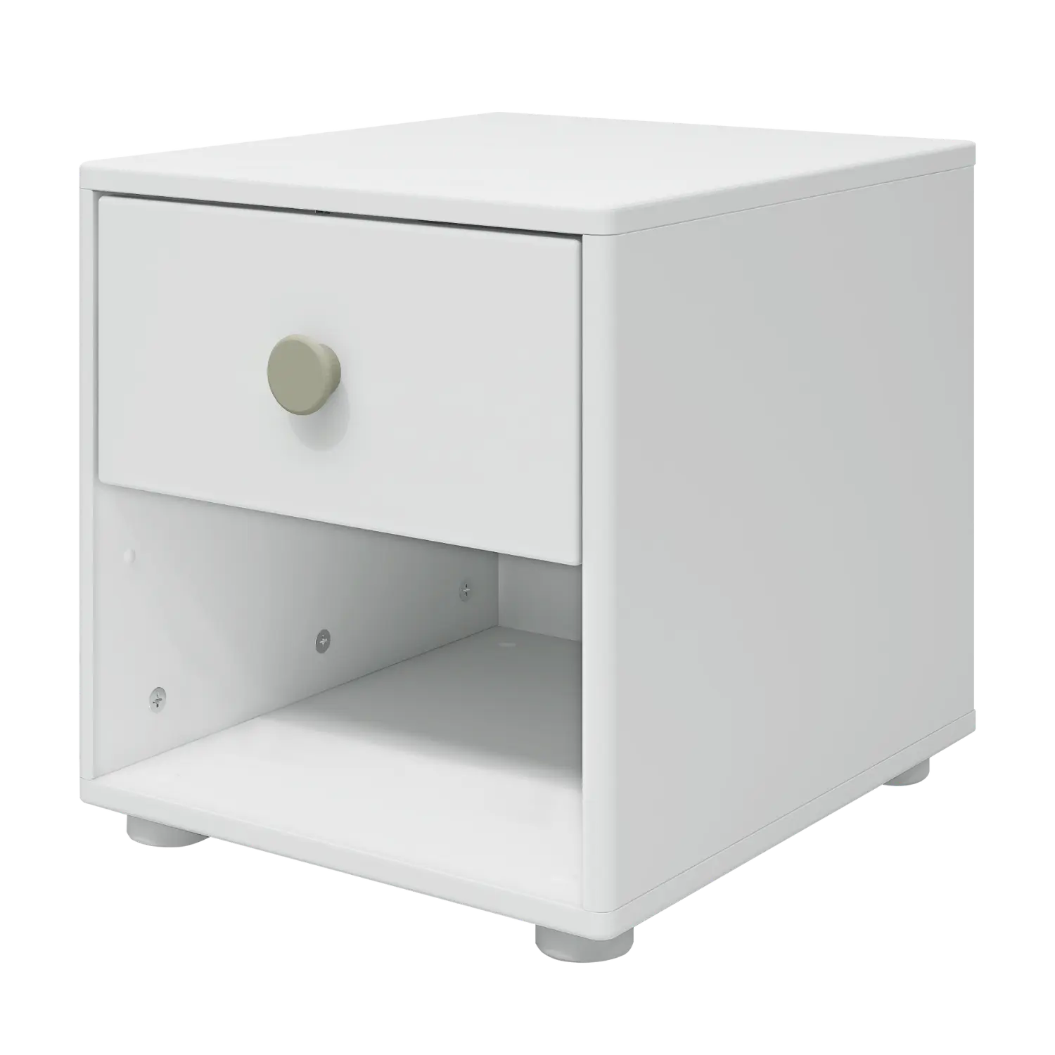 Chest, 1 drawer CHEST chest-1-drawer-white-natural-green  flexa-com.myshopify.com