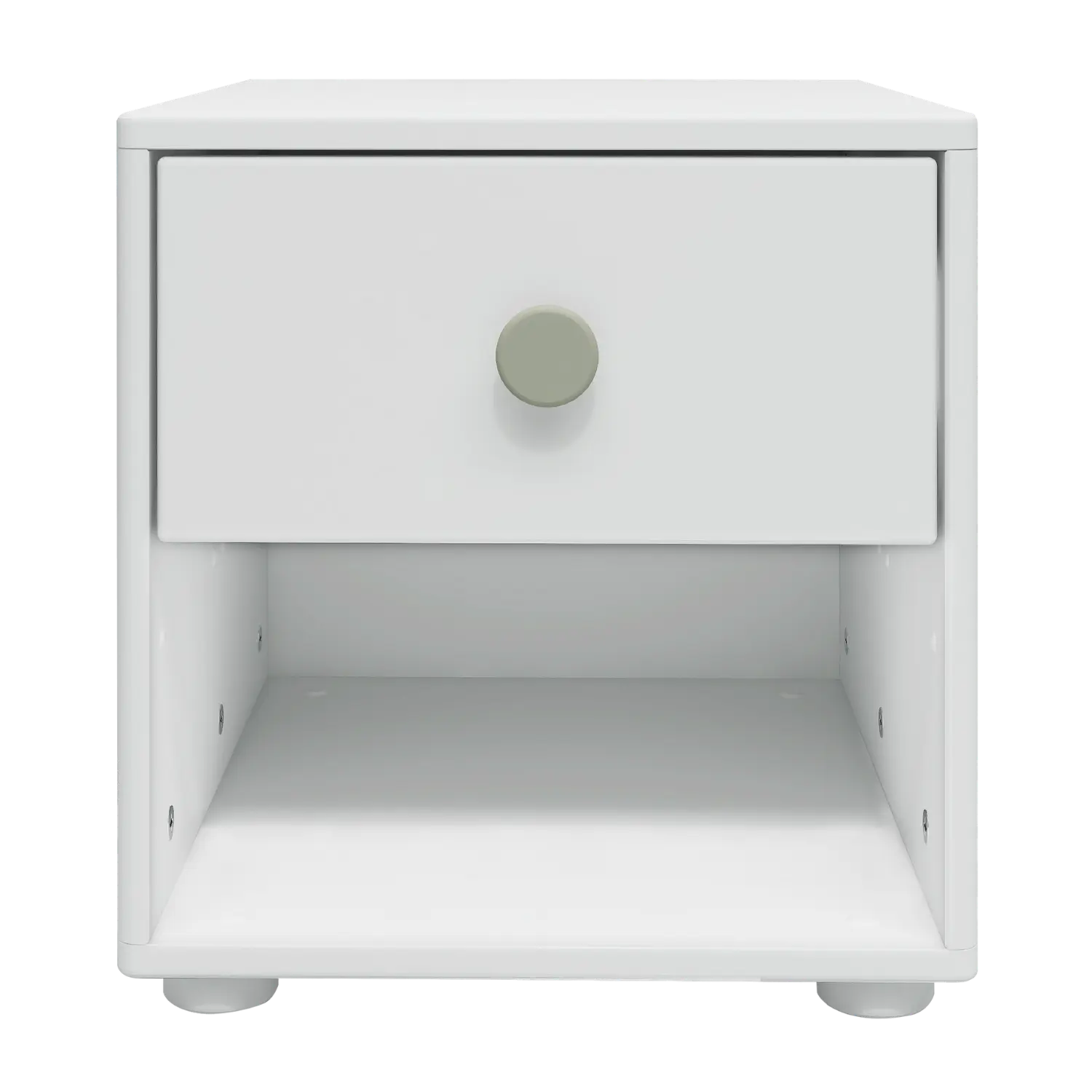 Chest, 1 drawer CHEST chest-1-drawer-white-natural-green  flexa-com.myshopify.com
