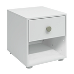 Chest, 1 drawer CHEST chest-1-drawer-white-natural-green  flexa-com.myshopify.com