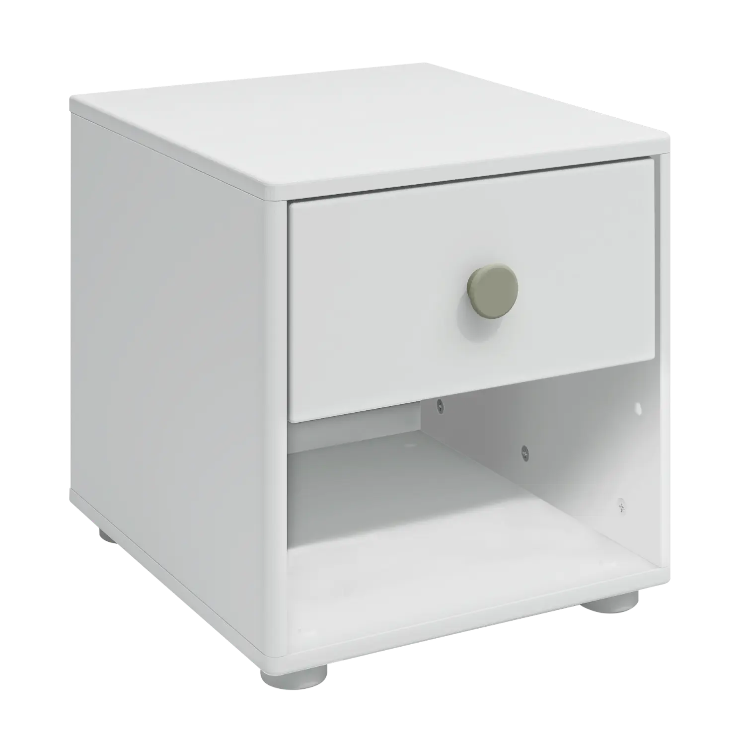 Chest, 1 drawer CHEST chest-1-drawer-white-natural-green  flexa-com.myshopify.com