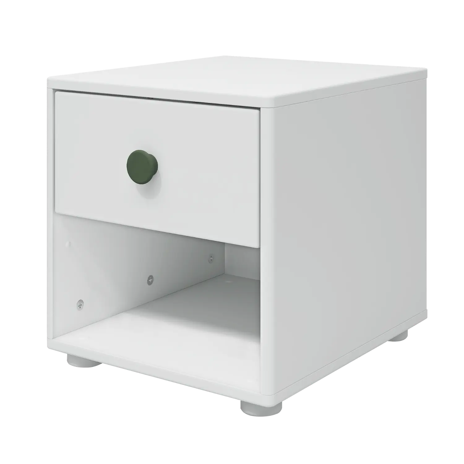 Chest, 1 drawer CHEST chest-1-drawer-white-deep-green  flexa-com.myshopify.com