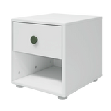 Chest, 1 drawer CHEST chest-1-drawer-white-deep-green  flexa-com.myshopify.com