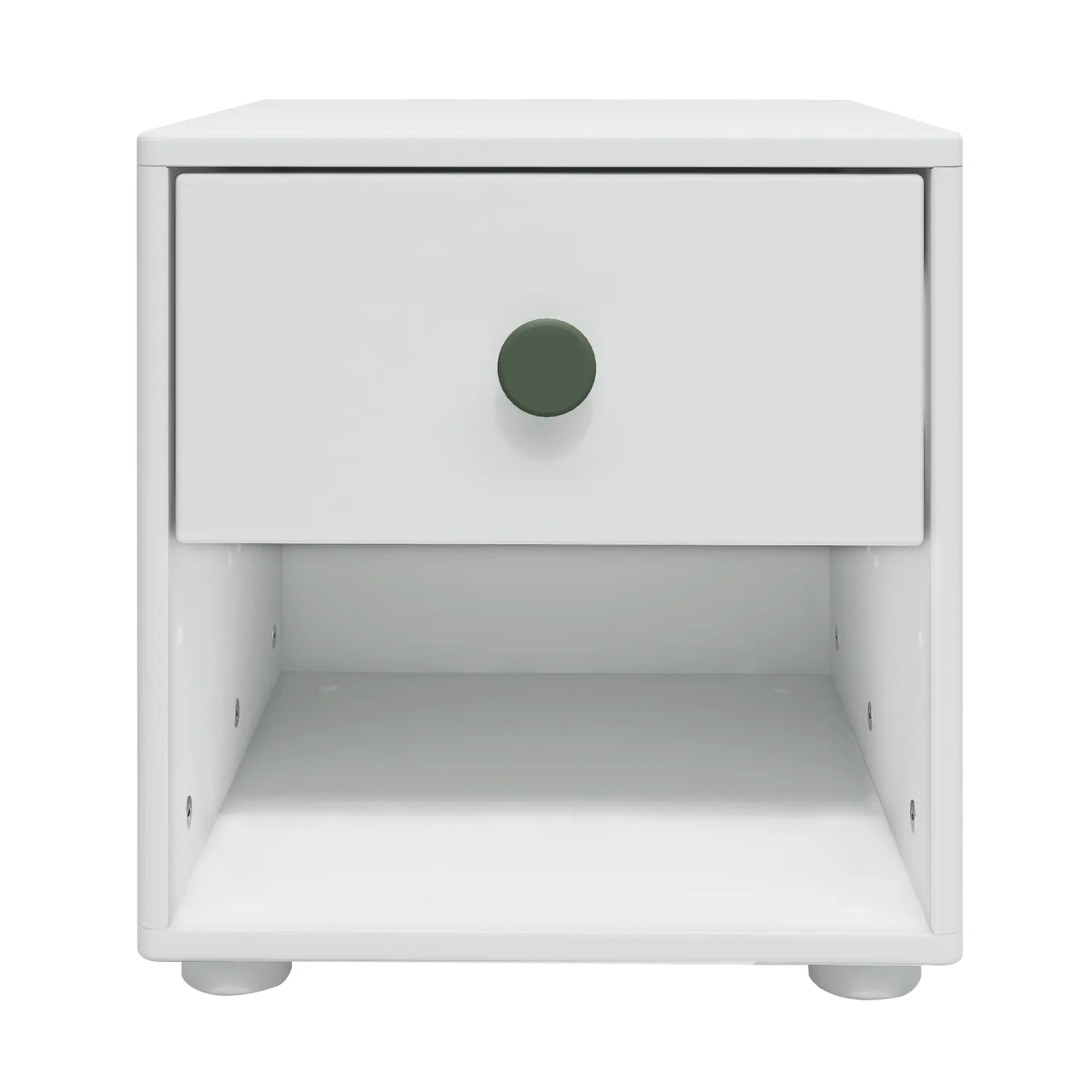 Chest, 1 drawer CHEST chest-1-drawer-white-deep-green  flexa-com.myshopify.com