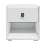 Chest, 1 drawer CHEST chest-1-drawer-white-deep-green  flexa-com.myshopify.com