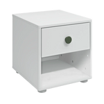 Chest, 1 drawer CHEST chest-1-drawer-white-deep-green  flexa-com.myshopify.com