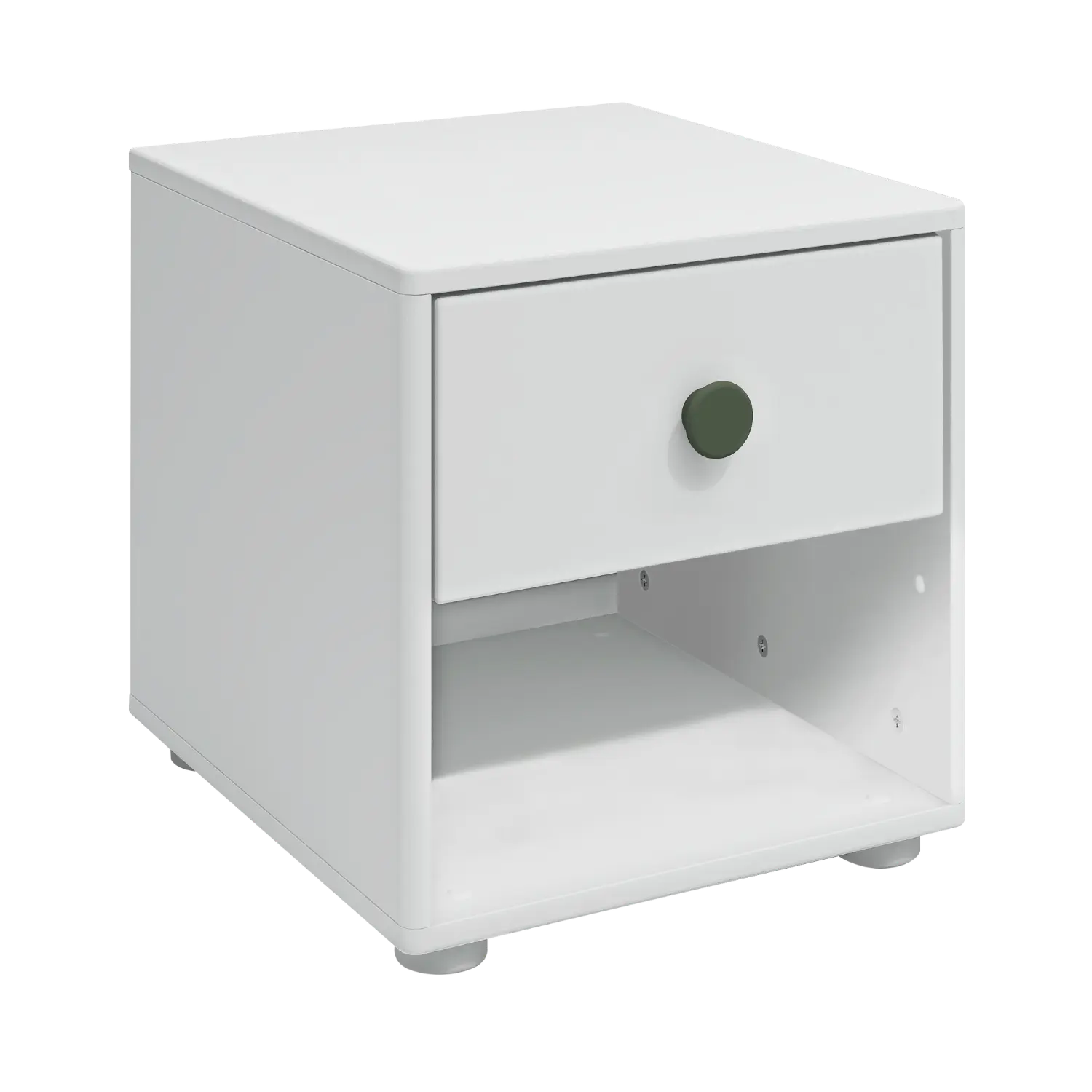 Chest, 1 drawer CHEST chest-1-drawer-white-deep-green  flexa-com.myshopify.com