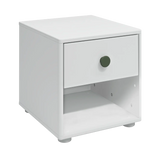 Chest, 1 drawer CHEST chest-1-drawer-white-deep-green  flexa-com.myshopify.com