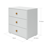 Kommode, 3 Schubladen