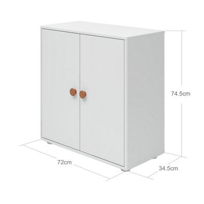 Mini-boekenkast, 2 deuren