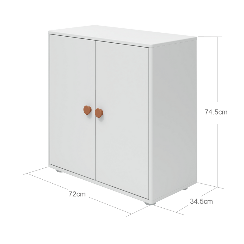 Mini-boekenkast, 2 deuren