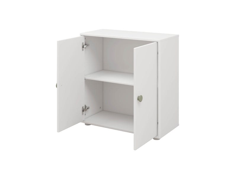 Mini bookcase, 2 doors