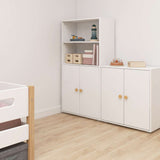 Mini bookcase, 2 doors
