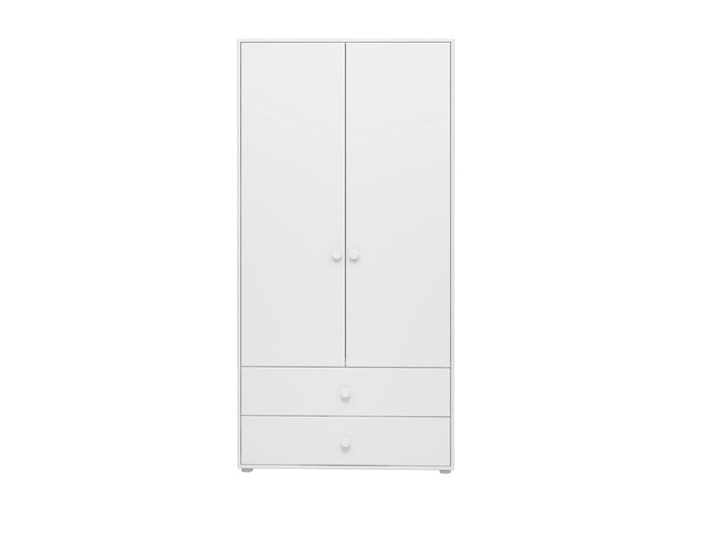 Wardrobe, 2 doors + 2 drawers