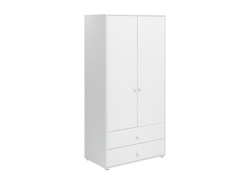 Wardrobe, 2 doors + 2 drawers