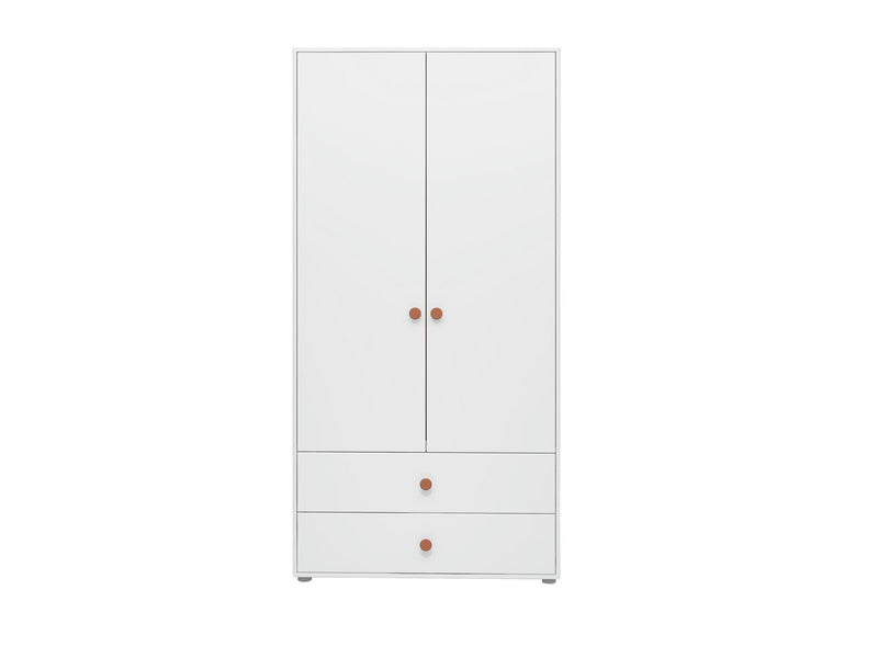 Armoire, 2 portes + 2 tiroirs