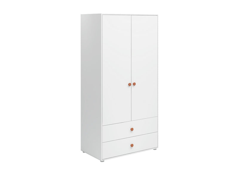 Armoire, 2 portes + 2 tiroirs