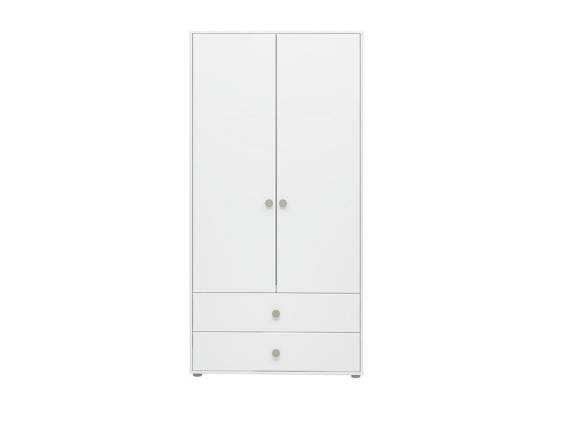 Wardrobe, 2 doors + 2 drawers