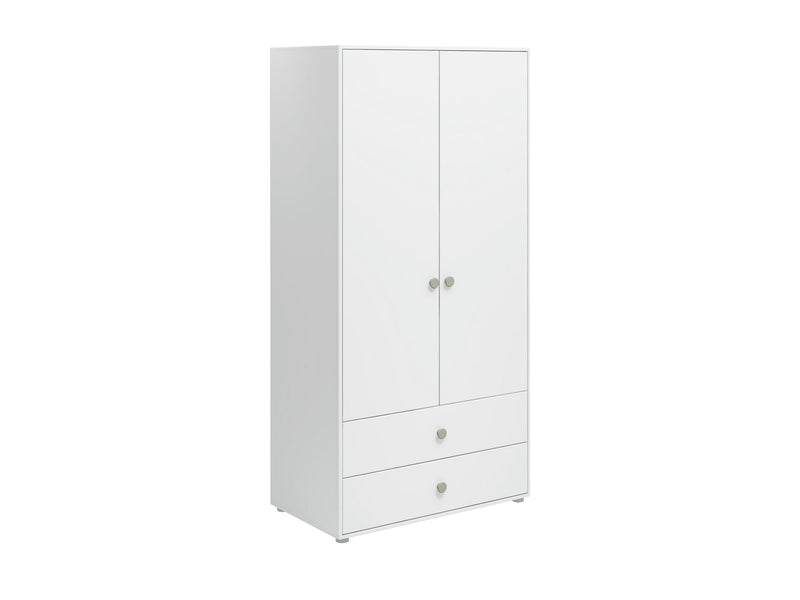 Wardrobe, 2 doors + 2 drawers