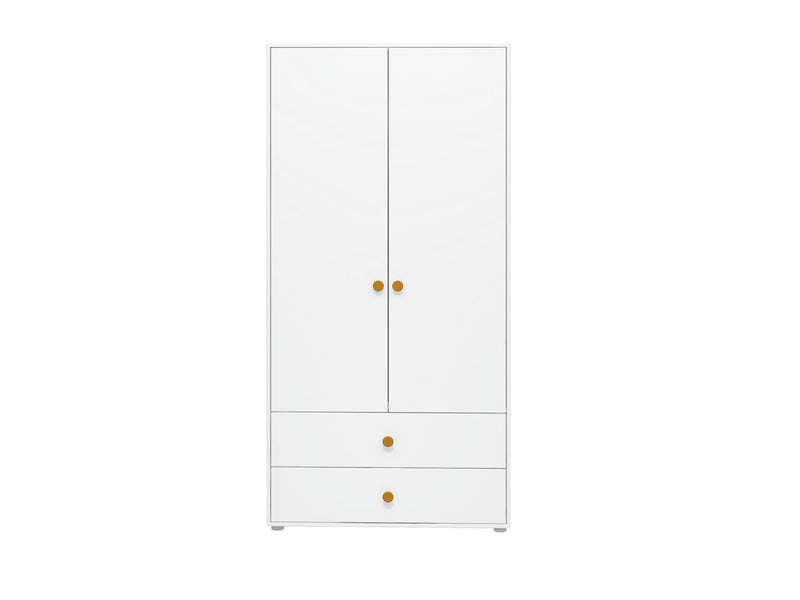 Wardrobe, 2 doors + 2 drawers